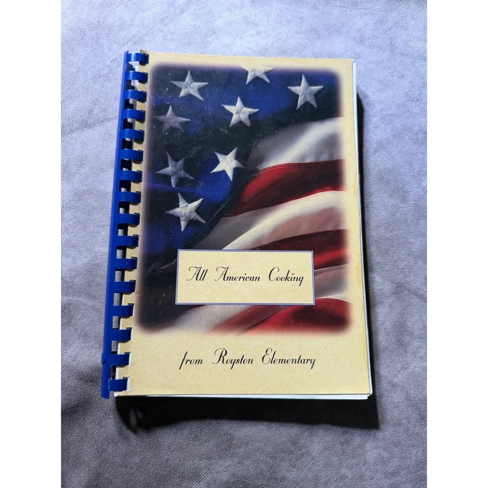All American Cooking Royston Elementary Williamsburg Bound 2002 Cookbook Spiral